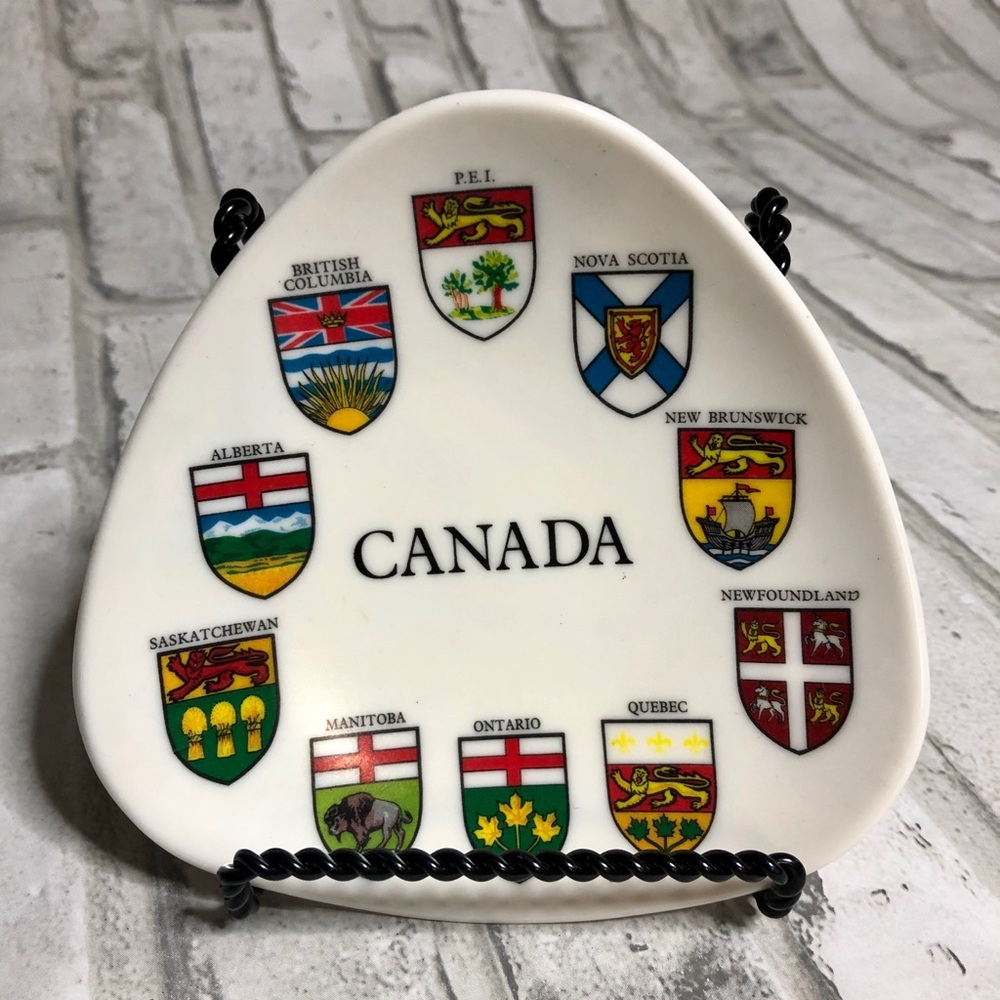 Canadian commemorative plate